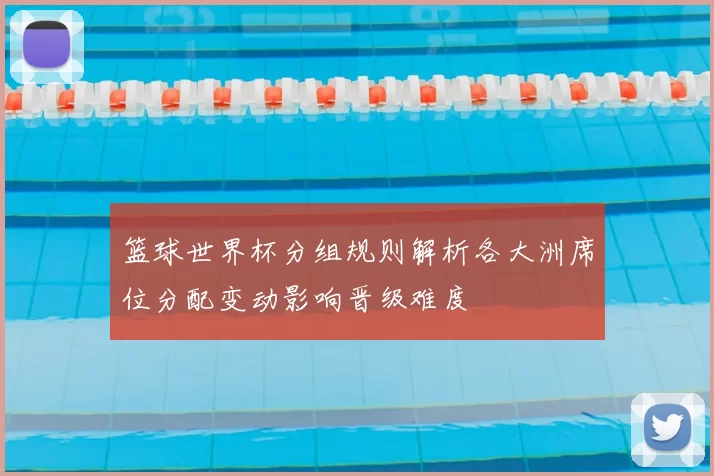 篮球世界杯分组规则解析各大洲席位分配变动影响晋级难度